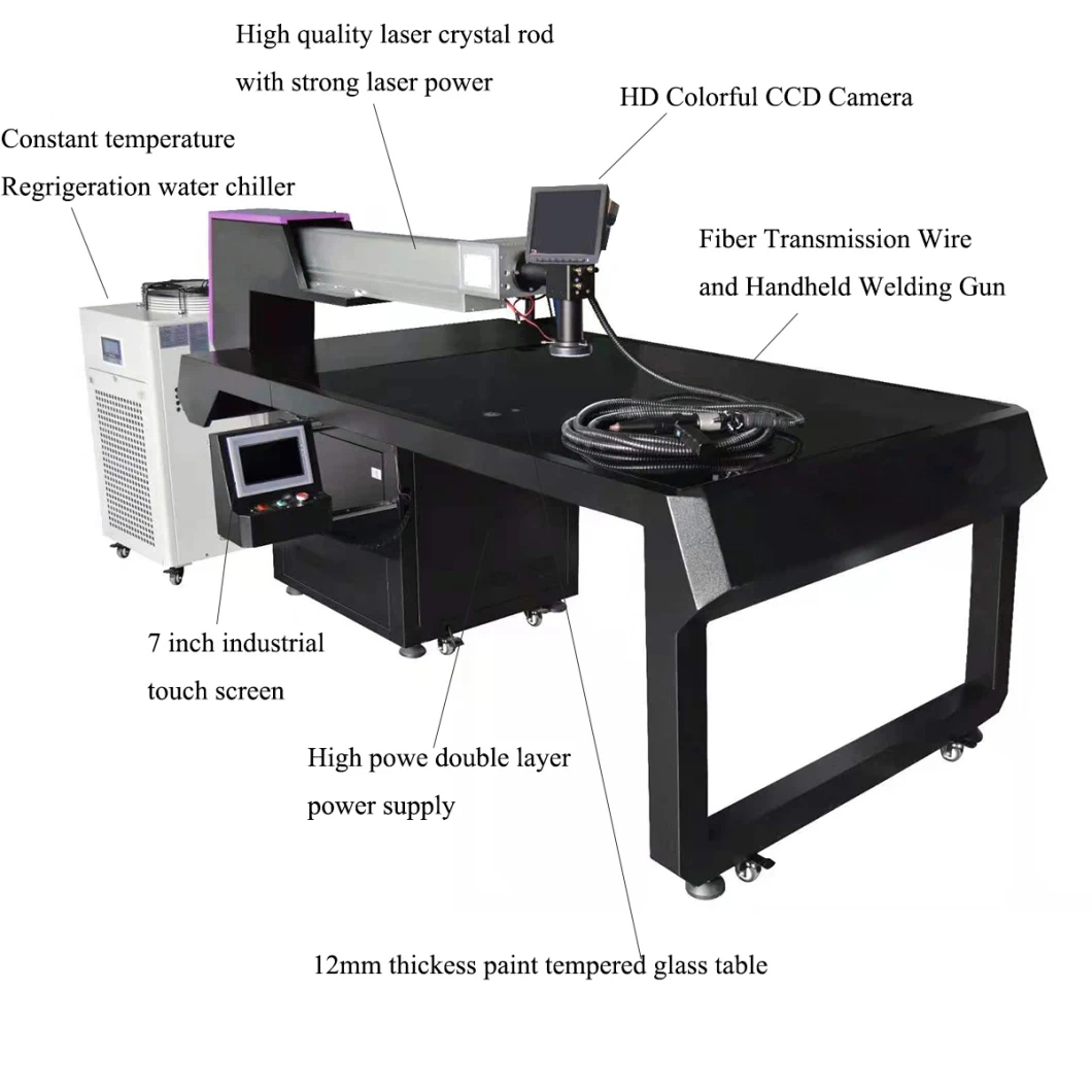 Non-Ferrous Metals, Doors and Windows Tabletop and Handheld Dual-Purpose YAG Laser Welder