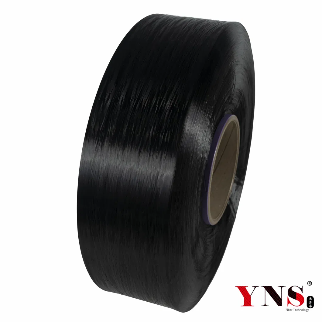 600d/192f FDY Semi-Dull Polyester Dope Dyed Black Ddb Yarn