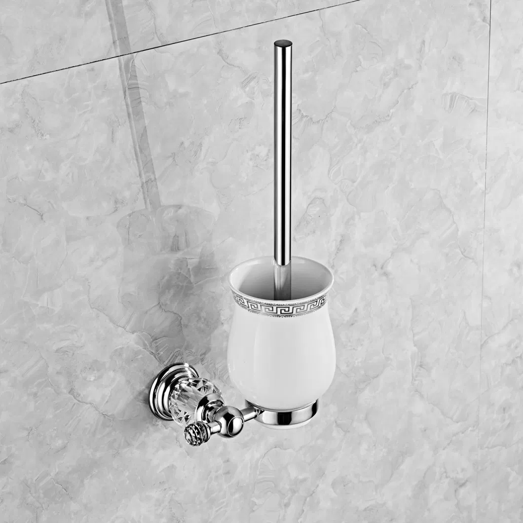 OEM Bathroom Accessory Wall Mounted Toilet Brush Holder 304 Stainless Steel Rack