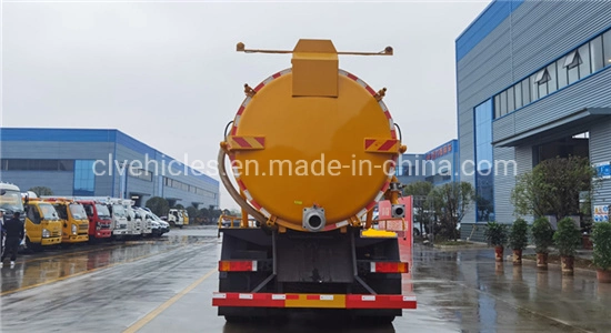 DFAC 6X4 18m3 Cesspit Fecal Suction Sewage Vacuum Tanker Truck