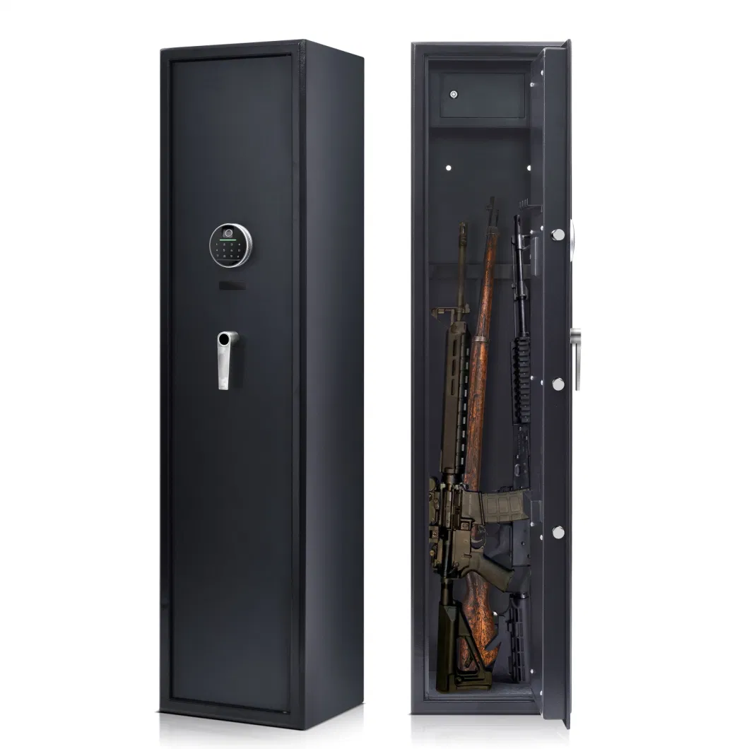 Fingerprint and Digital Key 5 Guns Storage Gun Safe