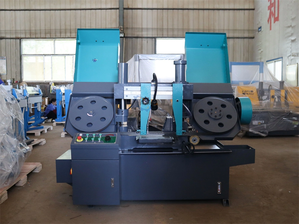 Metal Cutting Normal Horizontal Band Saw Machine Gh4235 Hydraulic Double Column Band Saw Machine