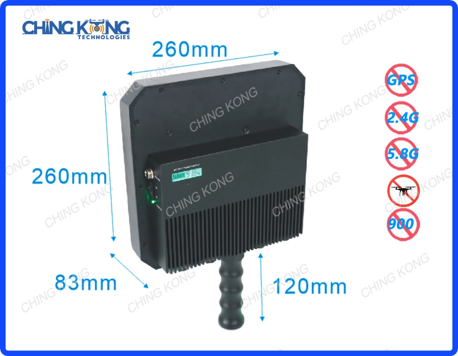 4 Band 40W 1000 Meters 2X2.4G 5.8g GPS Handheld Jammer