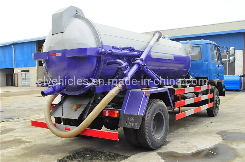 DFAC 4X2 10cubic Sewage Suction Sewer Cleaning Vacuum Truck