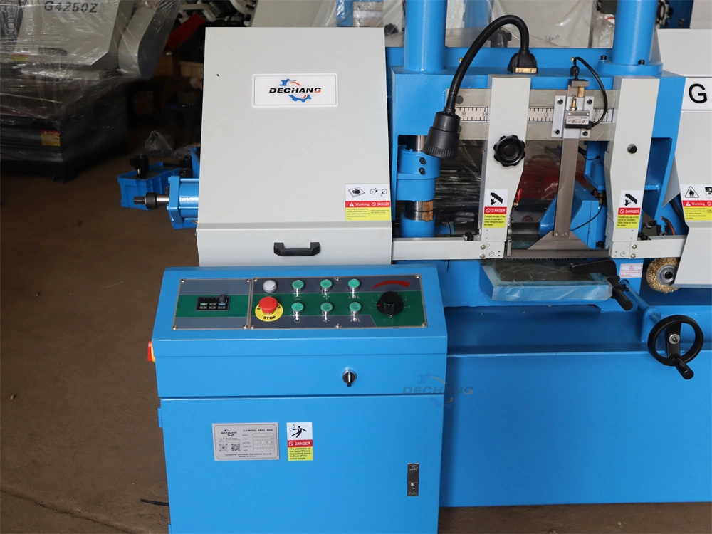 Chinese Double Column Band Sawing Machine Gh4230 High Quality Metal Cutting Band Sawing Machine for Sale