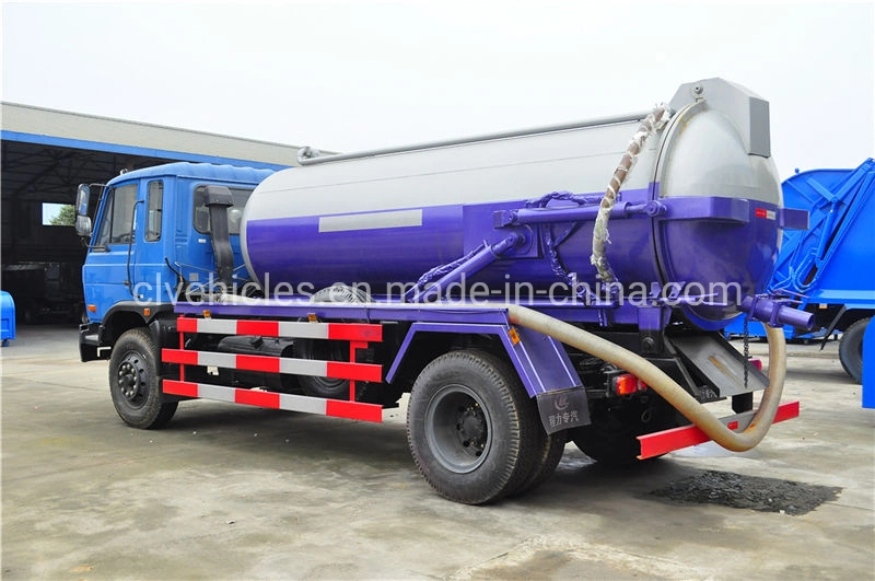 DFAC 4X2 10cubic Sewage Suction Sewer Cleaning Vacuum Truck