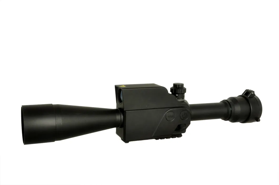 Long Range Over 1000m Distance Detectable IR Laser Rangefinder Dual Reticles Tactical Hunting Lrf Ranging 4X42 Weapon Telescopic Ranging Scope