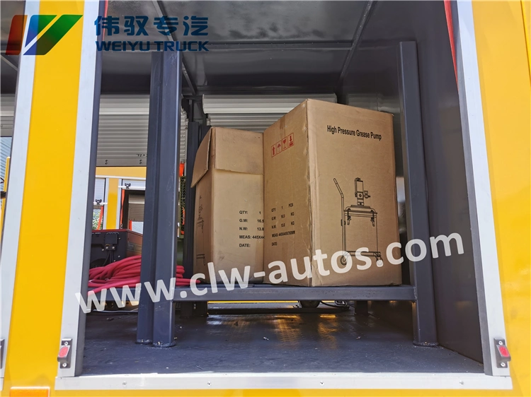 4WD 4X4 Dongfeng 190HP Vehicle Maintenance Mobile Workshop Van Truck with Arc Gas Welding Machine