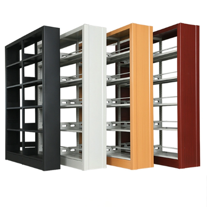 Double-Sided Library/School/Home/Office Furniture Steel Bookshelf