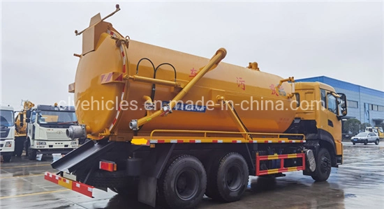 DFAC 6X4 18m3 Cesspit Fecal Suction Sewage Vacuum Tanker Truck