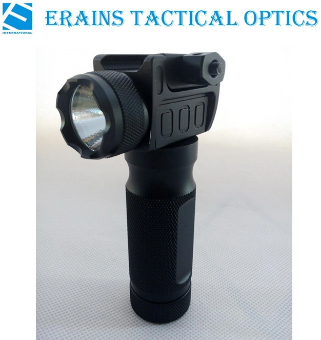 Erains Tac Optics Tactical CREE Q5 200 Lumens Quick Detach Aluminum Grip &amp; LED Light LED Flashlight