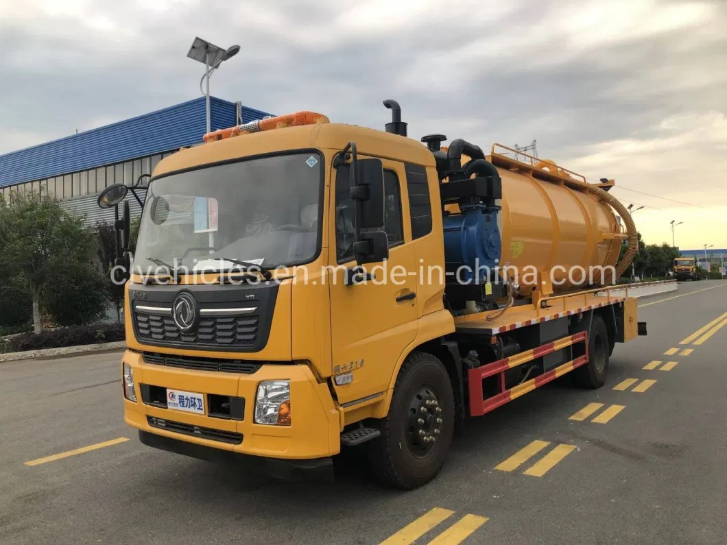 Hot Sale Economic 10m3 Fecal Suction Cleaning Sewage Vacuum Truck