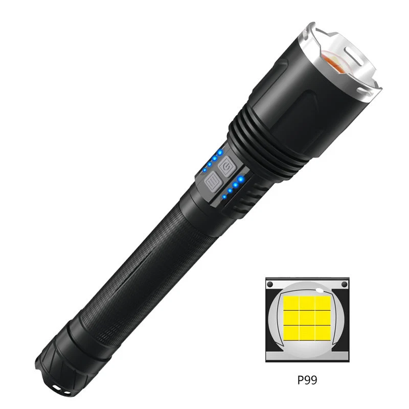 Xhp99 Power Bank 2*26650 3500lumens Self Defense Weapons Camp Flashlight