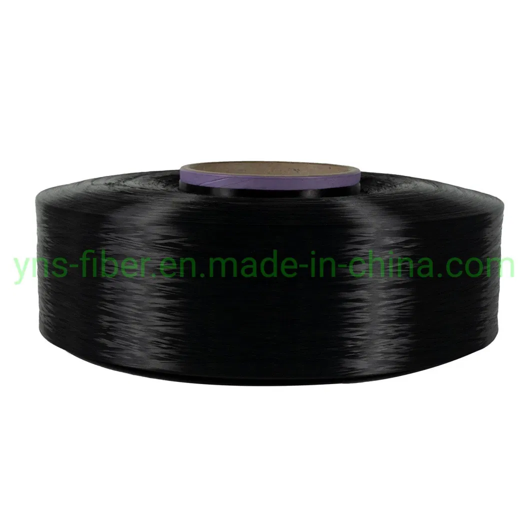 600d/192f FDY Semi-Dull Polyester Dope Dyed Black Ddb Yarn