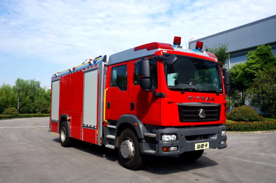 Fire-Fighting Machinery Sinotruk HOWO Pm35 Zoomlion Zlf5110gxfpm35 Foam Water Tank Fire Truck