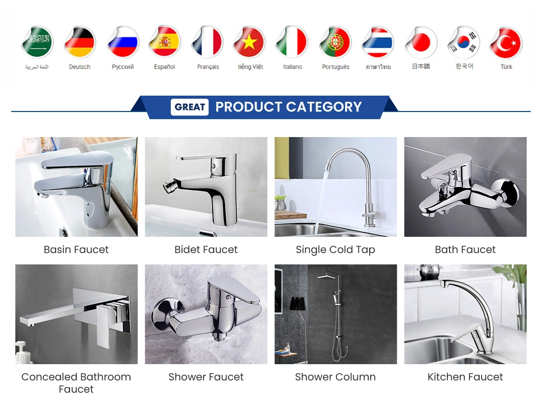 Great Shower Faucet with Digital Display Factory Wholesale 4 Hole Shower Faucet Gl21105A1 Chrome Single Lever Shower Faucet Thermostatic Exposed Shower Faucet