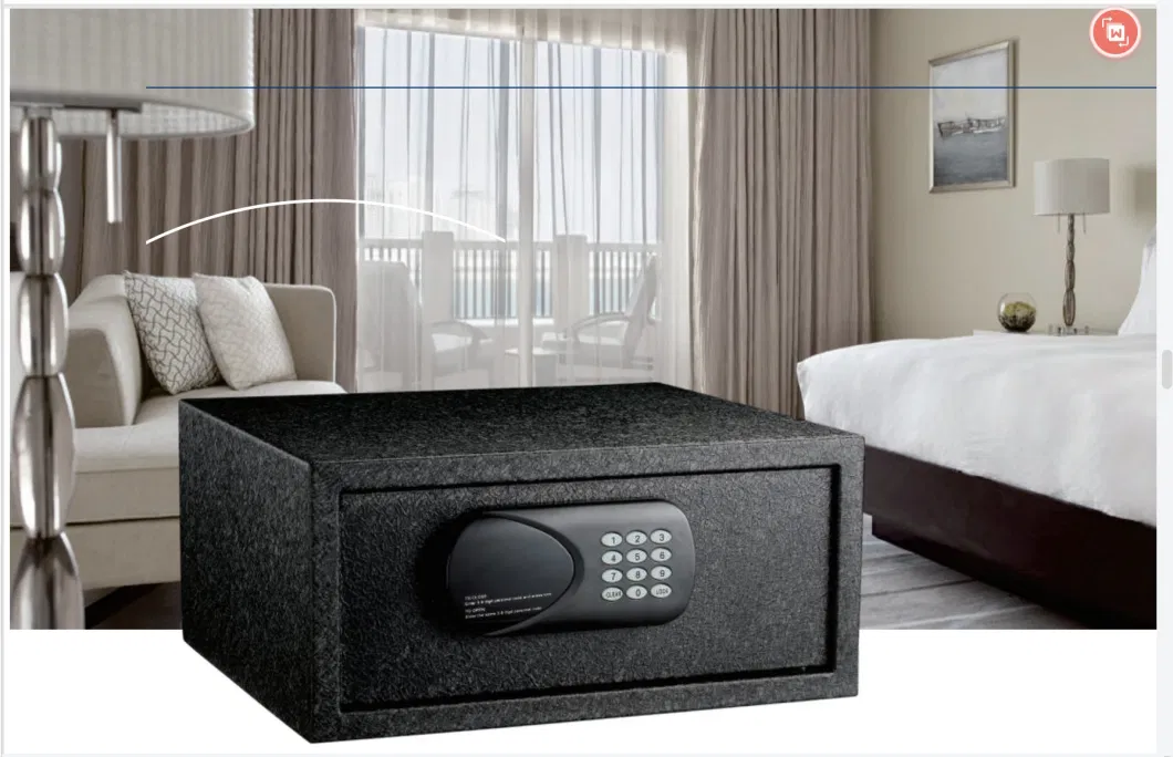 Steel Electronic Hotel Safe Box for Cash or Gun