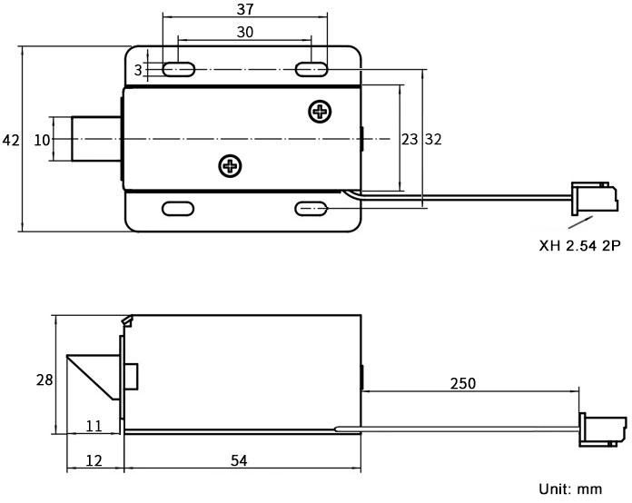 24V Solenoid Electric Lock for Metal Furniture