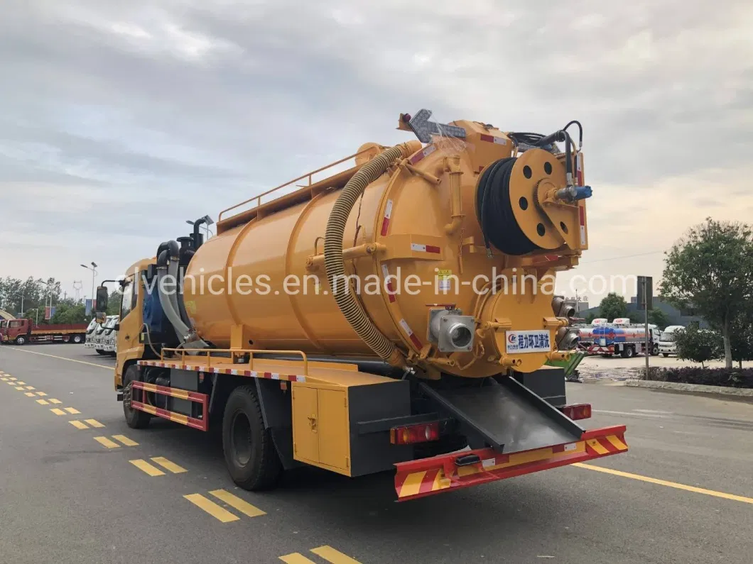 Hot Sale Economic 10m3 Fecal Suction Cleaning Sewage Vacuum Truck