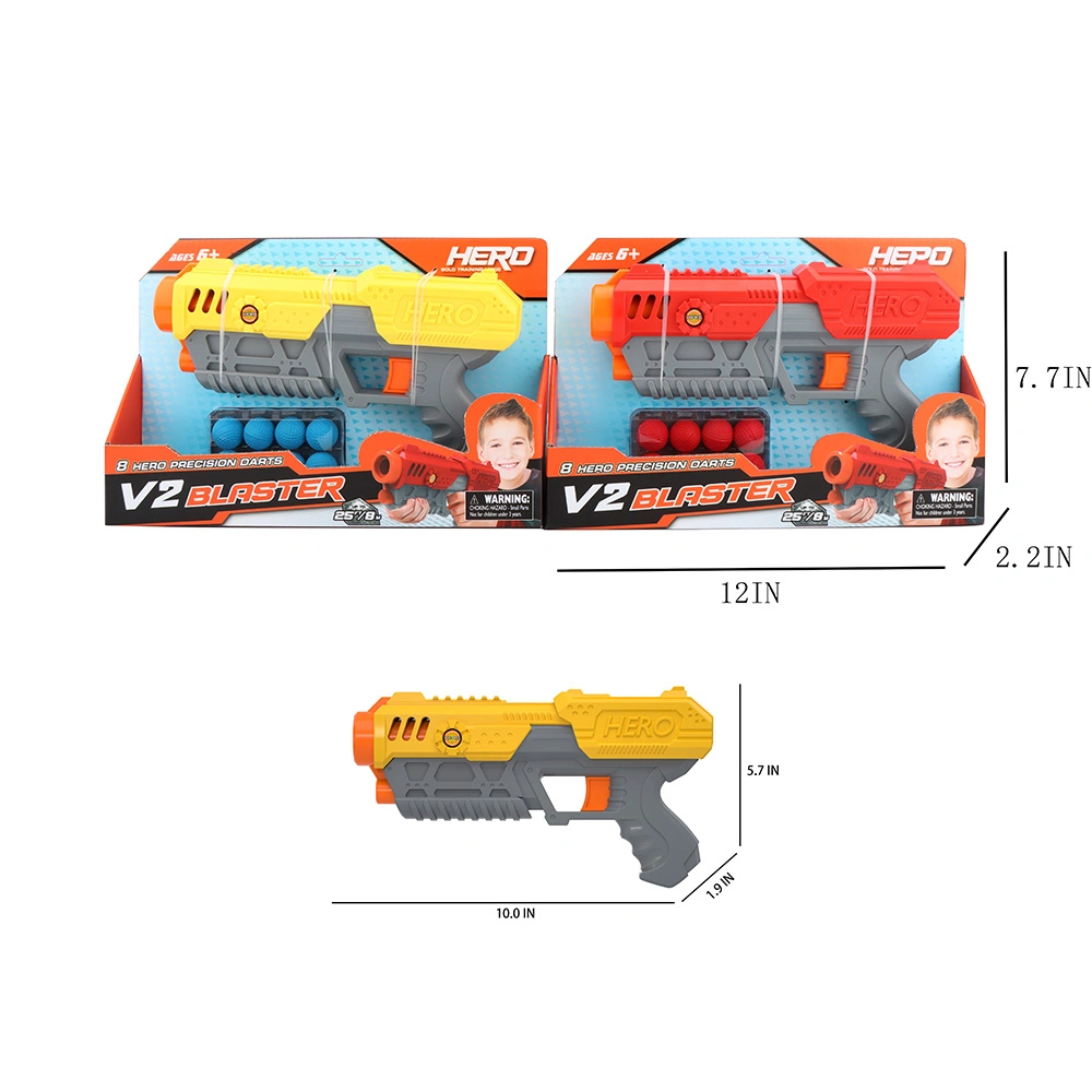 Kids Toy Hero Ball Dart Blaster Set Breech Load Nerf Guns