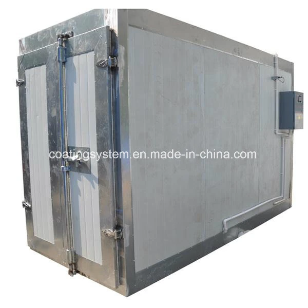 Manual Powder Coating Curing Oven with Overhead Conveyor