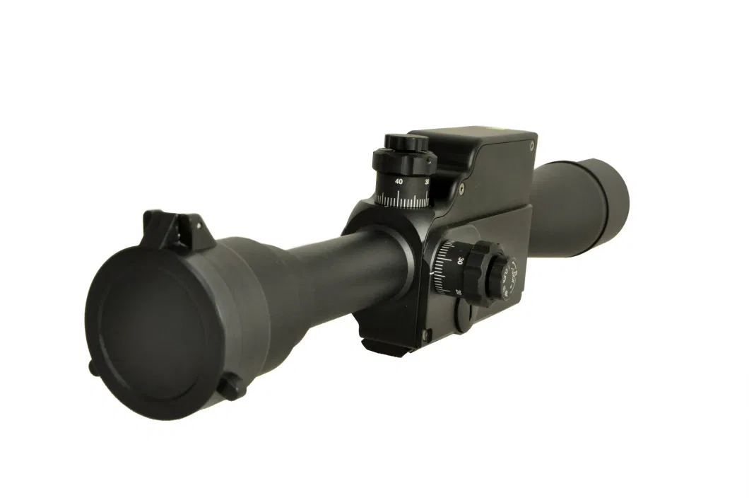 Long Range Over 1000m Distance Detectable IR Laser Rangefinder Dual Reticles Tactical Hunting Lrf Ranging 8X42 Weapon Telescopic Ranging Scope