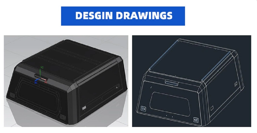 Modern Techniques 4X4 Truck Canopy for Great Wall Gun Captain Box E