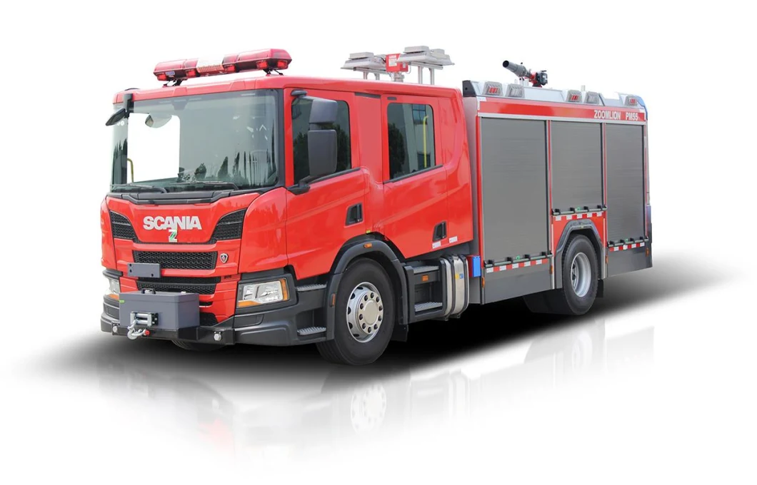 Fire-Fighting Machinery for Scania Pm55 Zoomlion Zlf5191gxfpm55/Zlf5191gxfsg55 Foam Water Tank Fire Truck