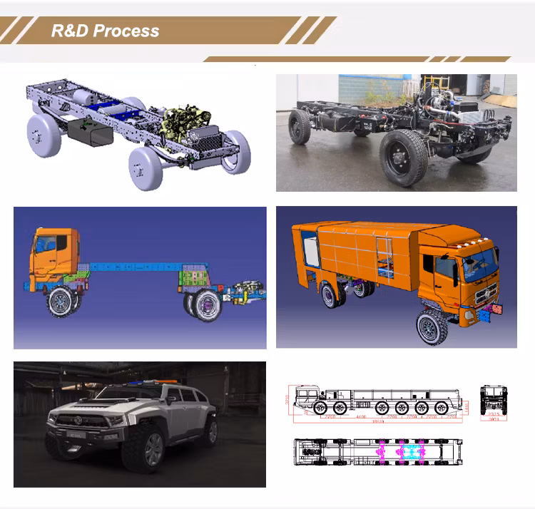 6X6 Light Rocket Launcher Special Chassis Vehicle Rocket Launcher Carrier