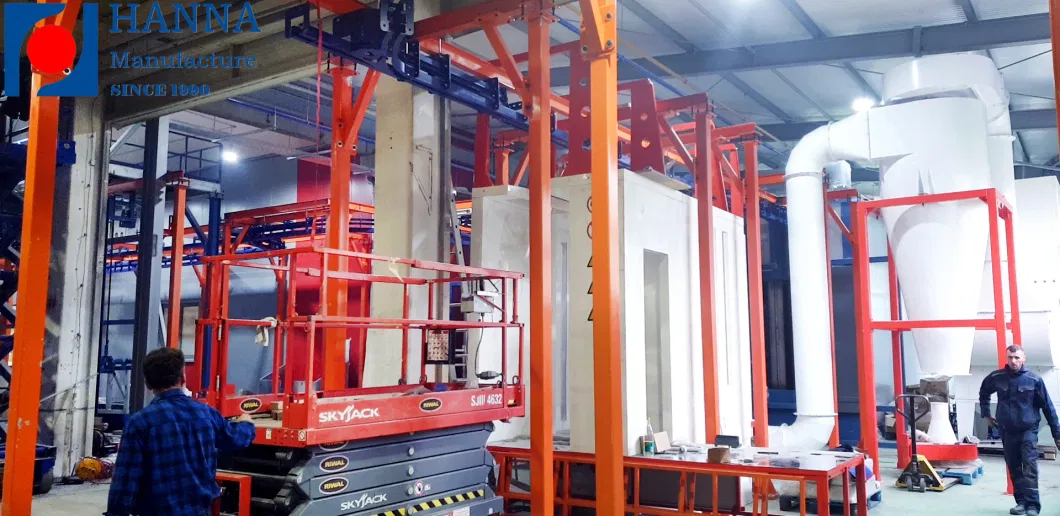 Overhead Conveyor System for Powder Coating Line