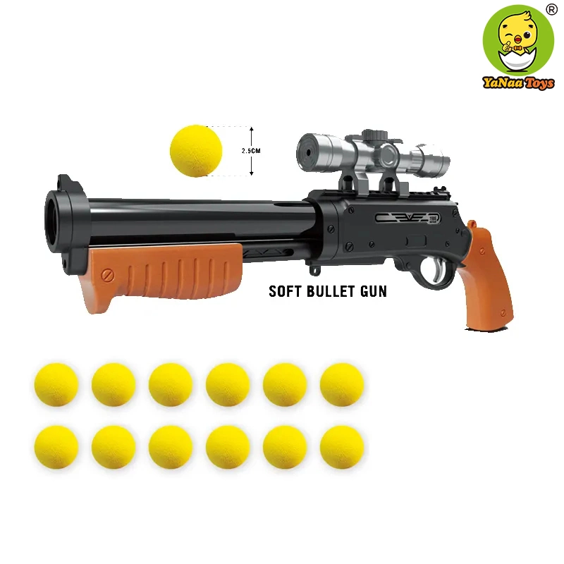 Kids Toy Hero Ball Dart Blaster Set Breech Load Nerf Guns