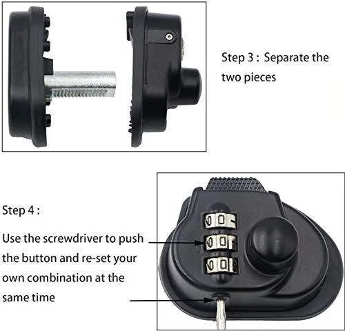 Yh1906 Best Security Gun Trigger Bolt Lock, Custom Gun Trigger Lock, Trigger Lock 3 Digit Combination Gun Lock