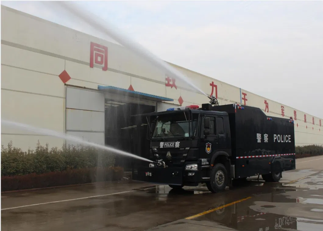 Sinotruk LHD or Rhd 4X4 6X6 Anti-Riot Water Cannon Full Road Condition off Road HOWO Water Cannon Vehicle Truck