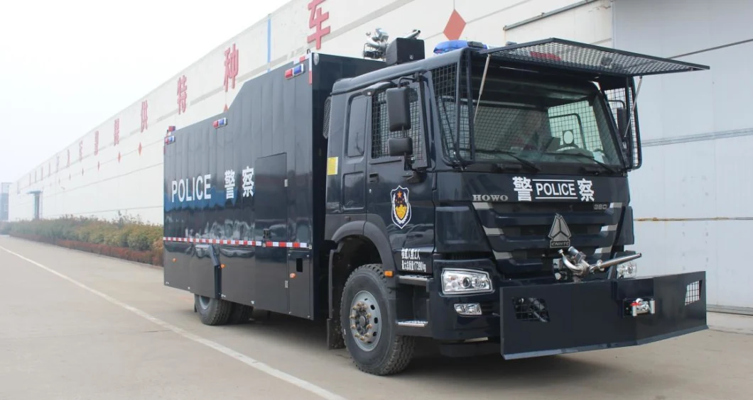 Sinotruk LHD or Rhd 4X4 6X6 Anti-Riot Water Cannon Full Road Condition off Road HOWO Water Cannon Vehicle Truck