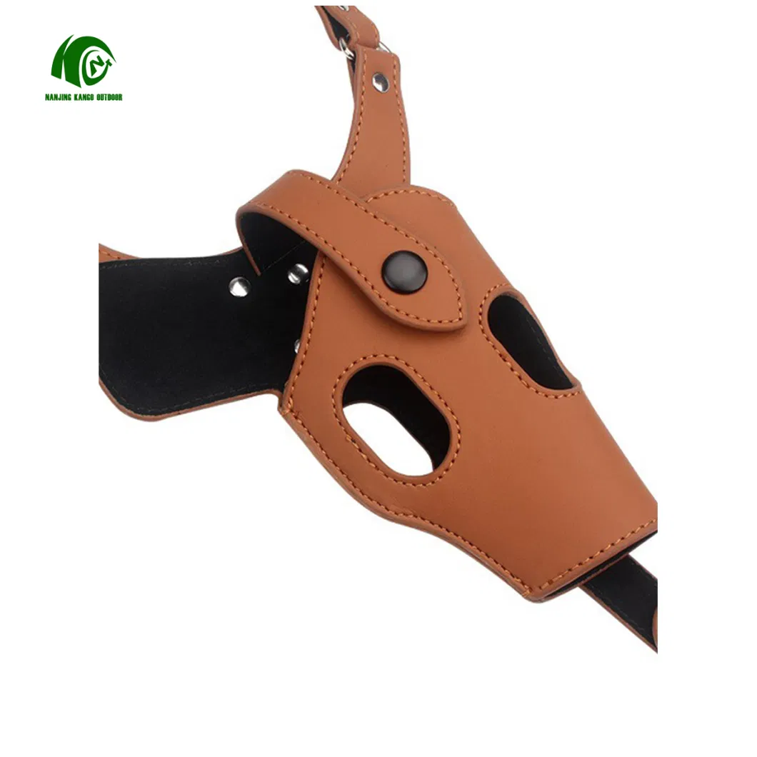 Kango Medieval Pistol Gun Holster - PU Leather Flintlock Holder