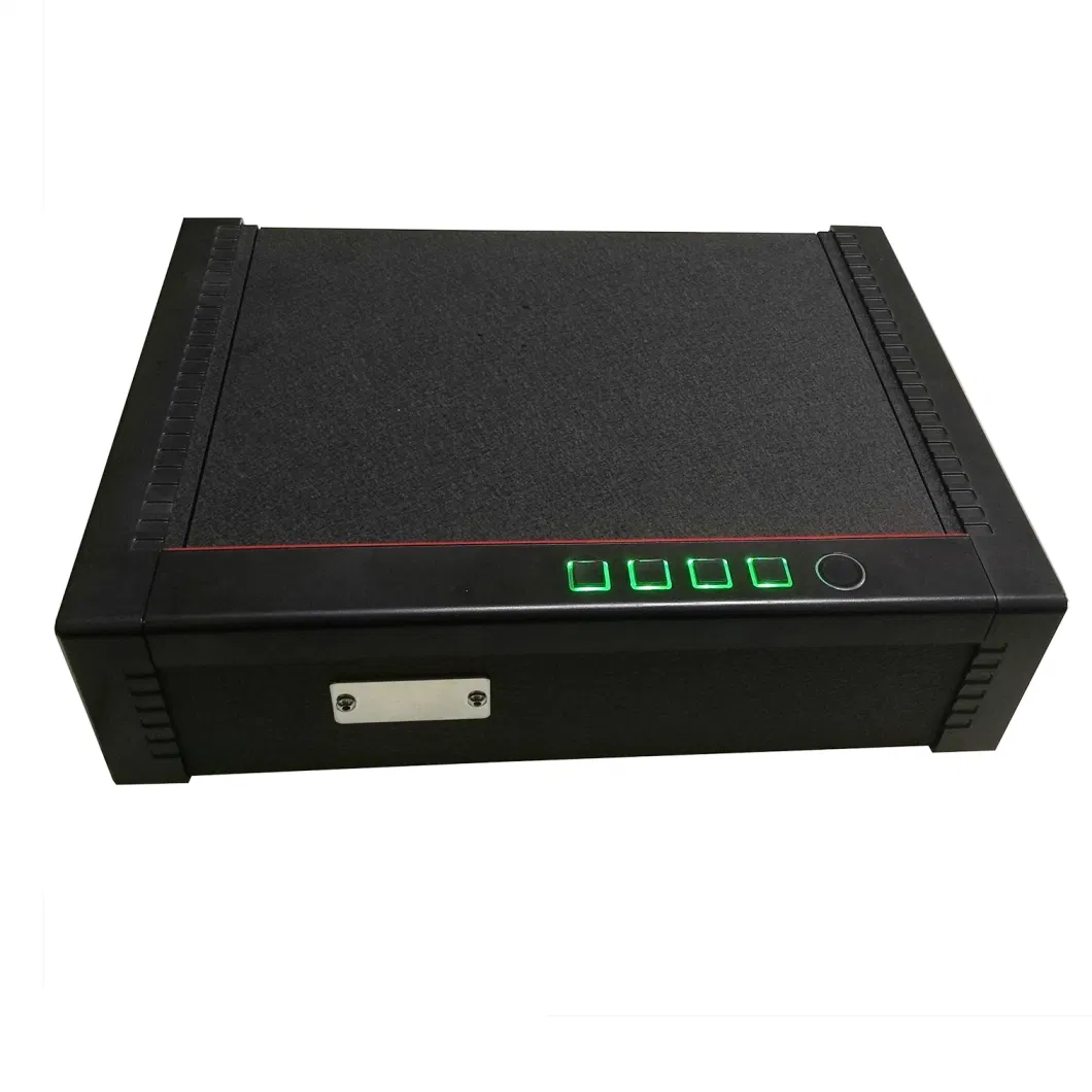 Quick-Access Pistol Safe for Multiple Handguns with Biometric Fingerprint Lock