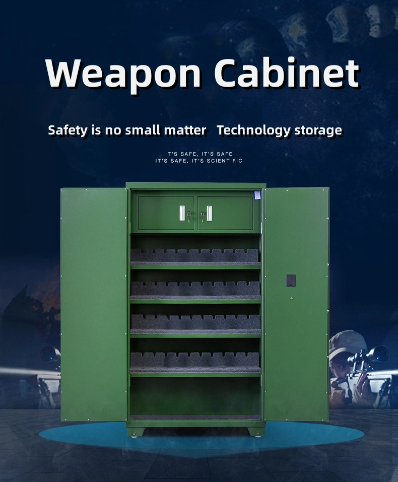 Warehouse Metal Weapon Equipment Storage Cabinet Thickened Steel Storage Cabinet