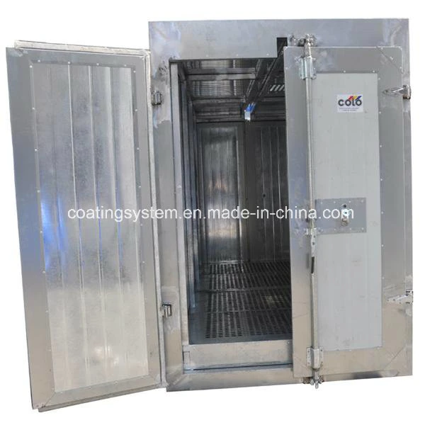 Manual Powder Coating Curing Oven with Overhead Conveyor