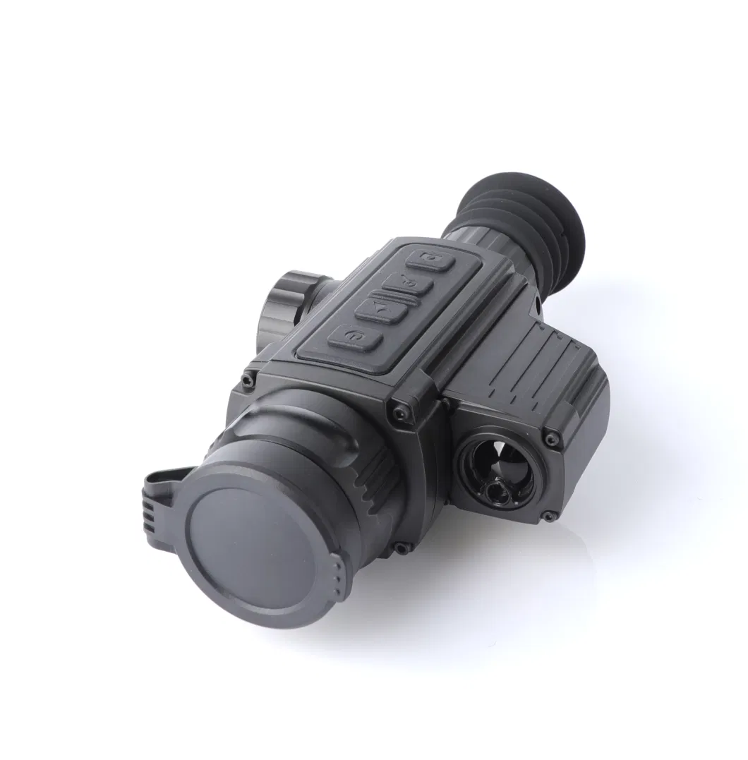 IP66 Rated Uncooled Fpa Vox Long Range Compact 384X288 IR Res 12um Pixel Hunting Thermal Imaging Monocular Weapon Reticle Sight Lrf Thermal Night Vision Scope