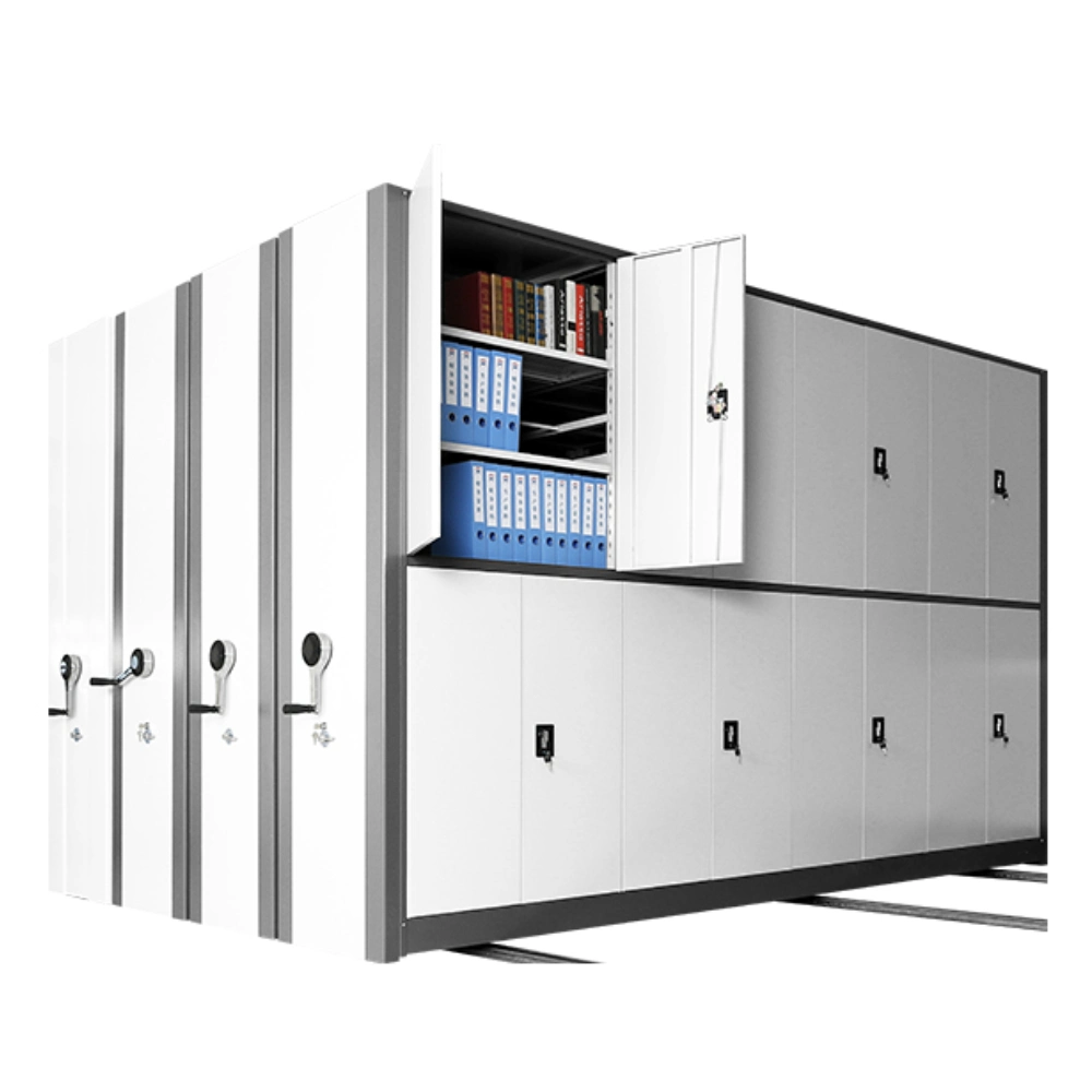 High-Density Fire Resisteant Mobile Shelving System