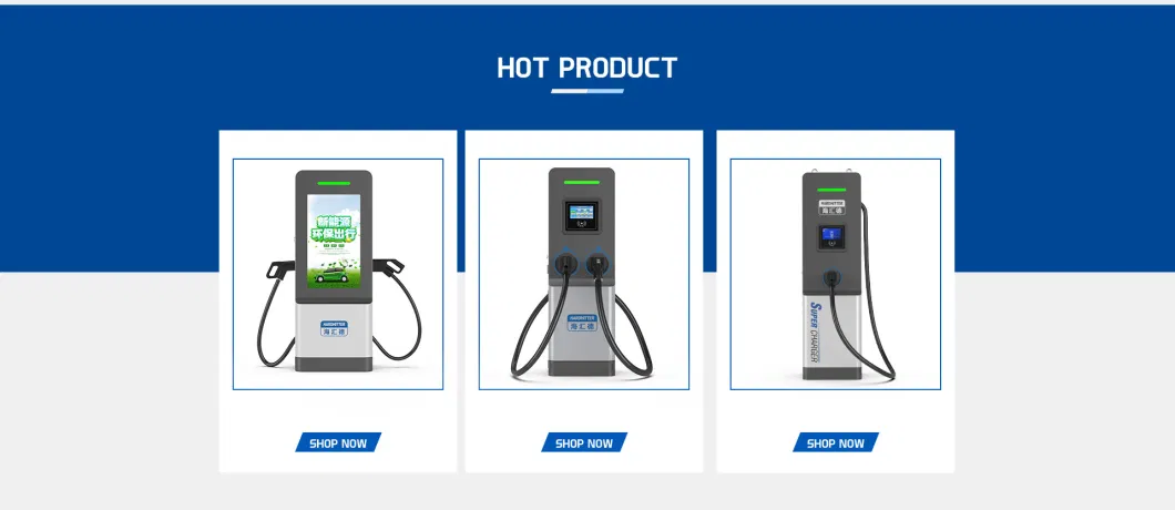 DC EV Charge Connector CCS2 Gbt Dual Guns EV Charging Station