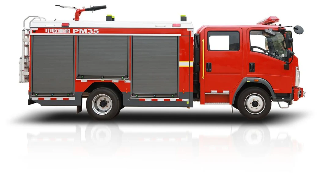 Fire-Fighting Machinery Sinotruk HOWO Pm35 Zoomlion Zlf5110gxfpm35 Foam Water Tank Fire Truck