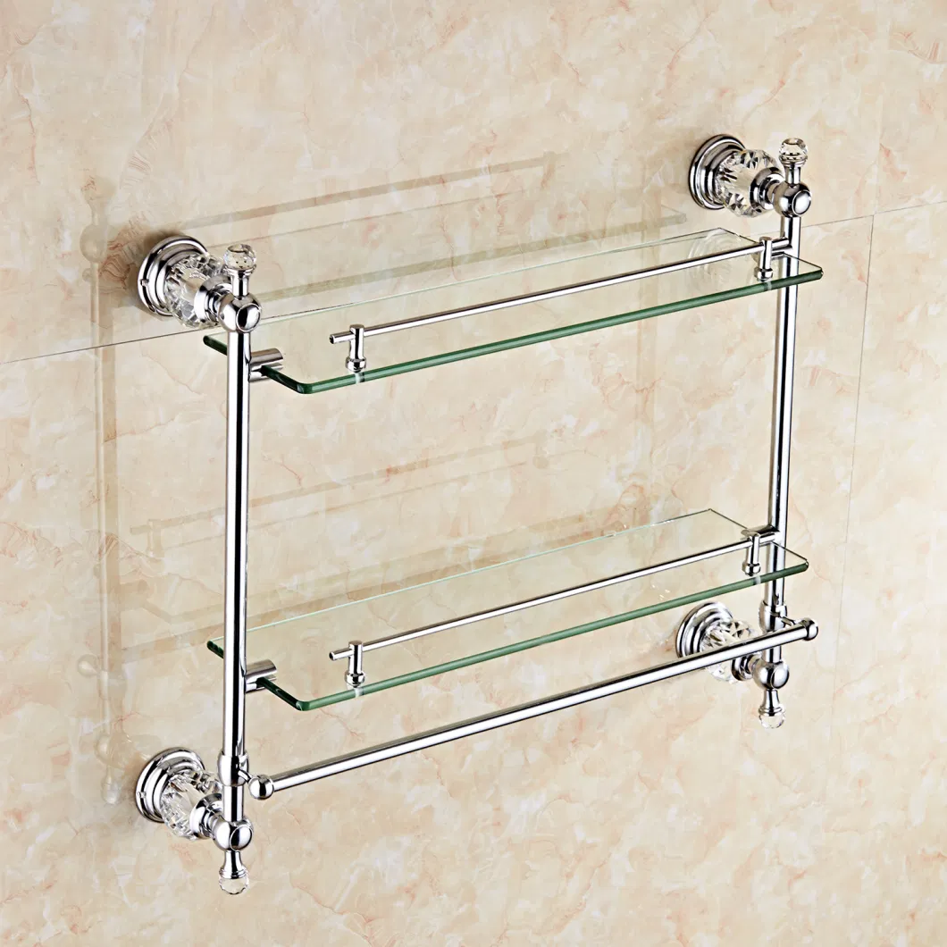 OEM Custom Bathroom Accessories Nickel Zinc Alloy 304 Stainless Steel Towel Rail Towel Rack with Bars