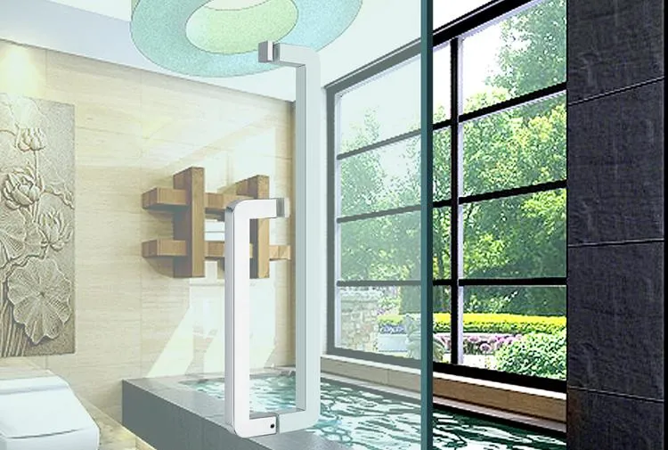 Frameless Shower Enclosure Hardware Pipe Rack Wall Terminal Connector