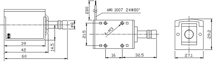 Solenoid Bolt Lock for Cabinet Door and Drawers