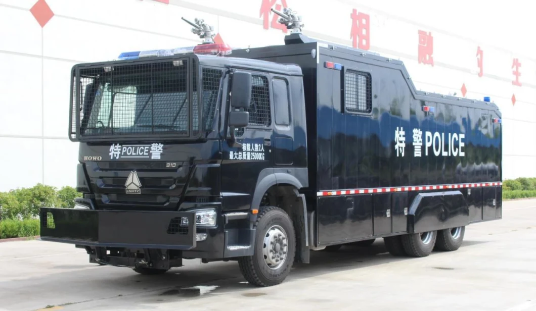 Sinotruk LHD or Rhd 4X4 6X6 Anti-Riot Water Cannon Full Road Condition off Road HOWO Water Cannon Vehicle Truck