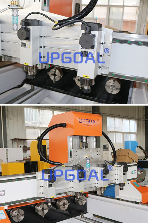 Wood Gun Stock 4 Axis CNC Engraving Machine with 4 Heads 1500*2500mm