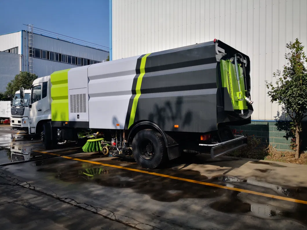 High Quality 4X2 16cbm High Pressure Dongfeng Street Road Sweeper &amp; Cleaning Truck