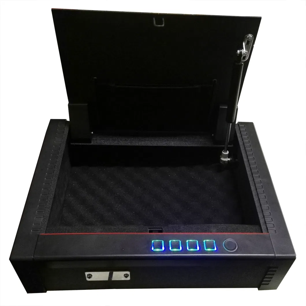 Quick-Access Pistol Safe for Multiple Handguns with Biometric Fingerprint Lock