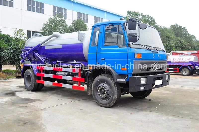 DFAC 4X2 10cubic Sewage Suction Sewer Cleaning Vacuum Truck